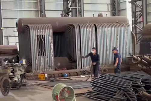 XHJ Boiler Factory in Full Production This Summer woker